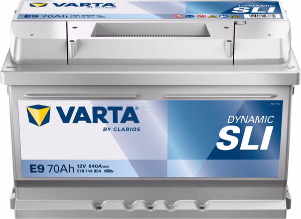 Batería 12 V 70 Ah 640 A E9 VARTA Dynamic SLI 1 Batería, 12V 70Ah 640A, E9 VARTA Dynamic SLI