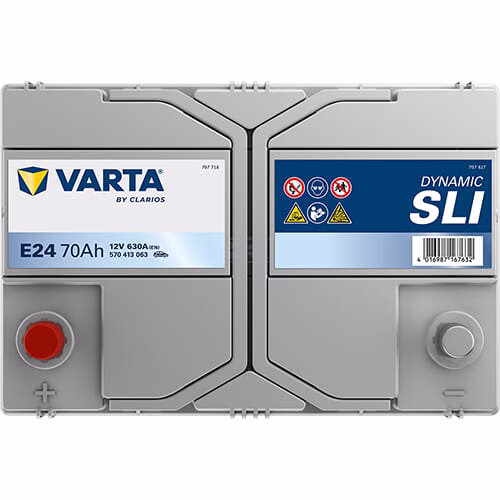 Batería 12 V 70 Ah 630 A E24 VARTA Dynamic SLI 3 Batería, 12V 70Ah 630A, E24 VARTA Dynamic SLI
