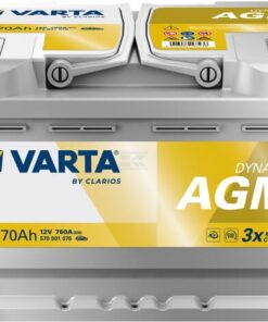 Batería, 12V 70Ah 760A, A7 VARTA Dynamic AGM
