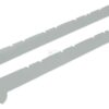 Suporte de prateleira alumínio 47cm (2 pcs)