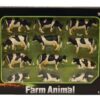 Set vacas bla./neg. (12 Uds.)