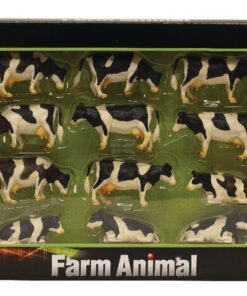 Set vacas bla./neg. (12 Uds.)