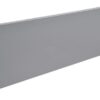 Panel trasero 20 x 66,5 cm blanco/aluminio