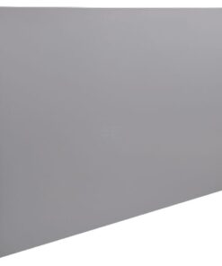 Panel liso 40 x 66,5 blanco/aluminio
