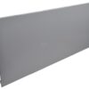 Panel liso 40 x 100 cm blanco/aluminio