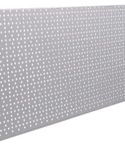 Painel traseiro branco/alumínio 40x125cm