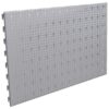 Painel com fechadura 40x66.5 branco/alumínio