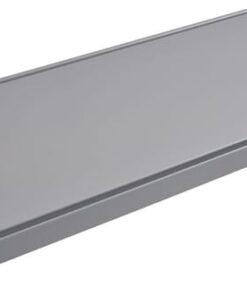 Prateleira, 30x66.5cm, branco/alumínio