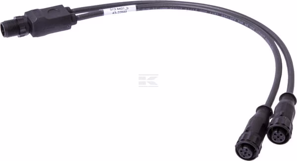 Cable M12x1 1-2 2x3/1x4 polos 1 Cable M12x1 1-2 2x3/1x4 polos