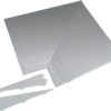 LED marco angular blanco/alum.
