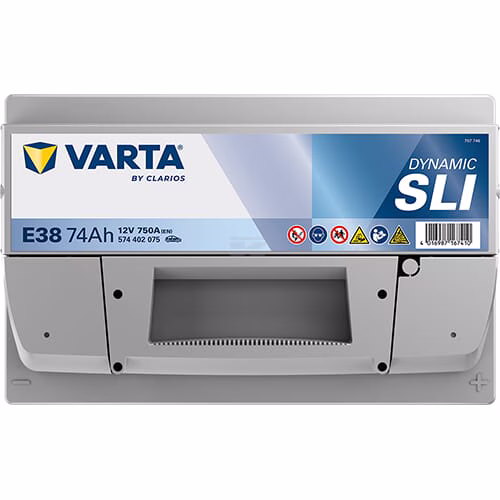 Batería, 12V 74Ah 750A, E38 VARTA Dynamic SLI 3 Batería, 12V 74Ah 750A, E38 VARTA Dynamic SLI