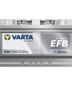 Batería, 12V 75Ah 730A, E46 VARTA Dynamic EFB