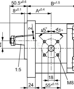 Bomba hidráulica de engranajes AZPG-22-032LCB20MB Bosch Rexroth