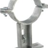 Abrazadera pared 125 mm ajust.