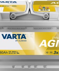 Batería, 12V 80Ah 800A, A6 VARTA Dynamic AGM