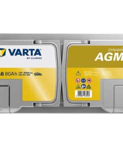 Batería, 12V 80Ah 800A, A6 VARTA Dynamic AGM