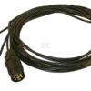 Cable de 5 m con enchufe de 7 polos y 2 ramales con conectores bayoneta de 5 pines