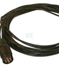 Cable de 5 m con enchufe de 7 polos y 2 ramales con conectores bayoneta de 5 pines