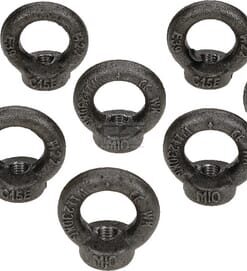 Tuerca ojal black M10, negra