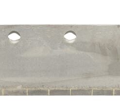 Rejas arado IZQ., 14", carburo
