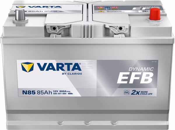 Batería 12 V 85 Ah 800 A N85 VARTA Dynamic EFB 1 Batería, 12V 85Ah 800A, N85 VARTA Dynamic EFB