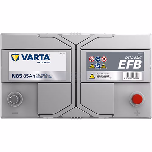 Batería 12 V 85 Ah 800 A N85 VARTA Dynamic EFB 3 Batería, 12V 85Ah 800A, N85 VARTA Dynamic EFB
