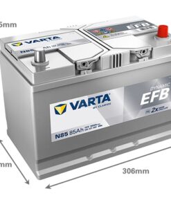 Batería 12 V 85 Ah 800 A N85 VARTA Dynamic EFB 17 Batería, 12V 85Ah 800A, N85 VARTA Dynamic EFB