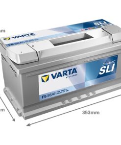 Batería, 12V 88Ah 740A, F5 VARTA Dynamic SLI