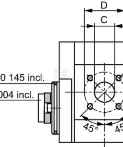 Bomba hidráulica de engranajes AZPF-10-011RNL20KB Bosch Rexroth