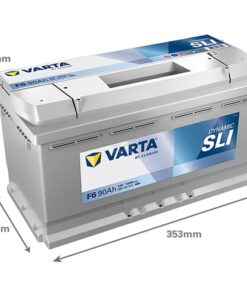 Batería, 12V 90Ah 720A, F6 VARTA Dynamic SLI