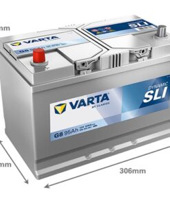 Batería, 12V 95Ah 830A, G8 VARTA Dynamic SLI