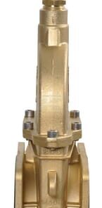 Llave de paso de bronce 6" con brida de 4 pernos ECO