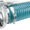 Manguera conexión de 6", azul/verde, 3 m