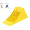 Calzo de rueda Crowny® 36, amarillo, homologado, termoplástico 9 Calzo de rueda Crowny® 36, amarillo, homologado, termoplástico