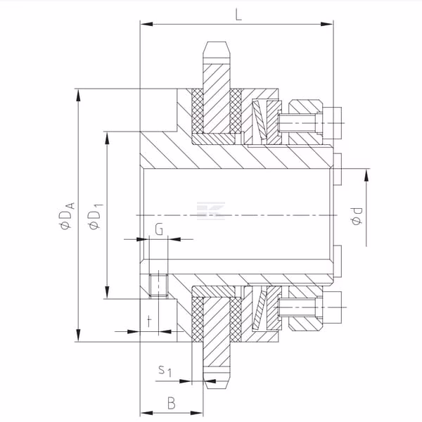 Torque limiter Ruflex 1 - 1TF 2 Torque limiter Ruflex 1 - 1TF