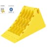 Calzo de rueda Crowny® 46, amarillo, homologado, termoplástico