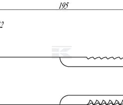 Contracuchilla dentada