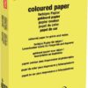 Papel A4 amarillo 500B 3 Papel A4 amarillo 500B