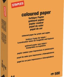 Papel A4 naranja 500B