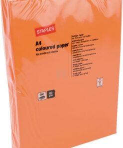 Papel A4 naranja 500B