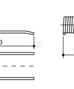Diente receptor p/Wolvo 183x76x5,5
