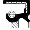 Seal HTC (DRW) 40x62x8 ACM