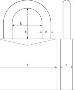 Candado de bronce Typ 60 40mm Abus 7 Candado de bronce Typ 60 40mm Abus