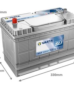 Batería, 12V 105Ah 800A, H17 VARTA Promotive SLI