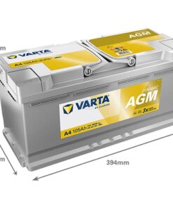Batería, 12V 105Ah 950A, A4 VARTA Dynamic AGM 15 Batería, 12V 105Ah 950A, A4 VARTA Dynamic AGM