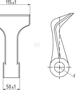 Martillo desbrozadora válido para Kuhn