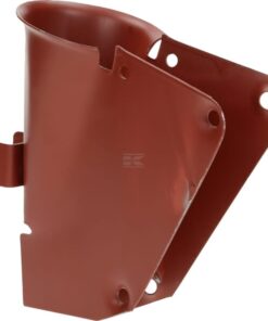 Casing long coulter, two-aperture