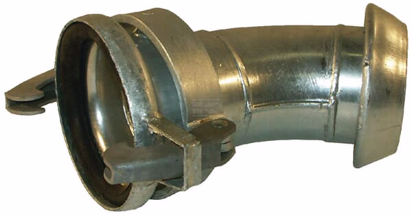 Codo 3" hembra-macho a 45° 3 Conector hembra/macho / 2.1/2", acodado 45º