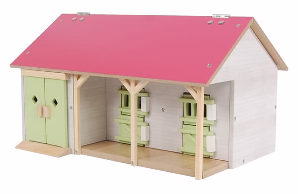 Caballeriza con 2 cajas, rosa 1:32 1 Caballeriza con 2 cajas, rosa 1:32