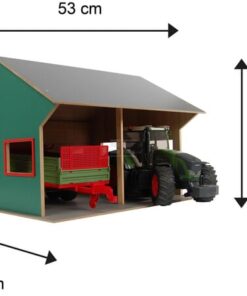 Cobertizo agrícola para 2 vehículos 1:16 6 Cobertizo agrícola para 2 vehículos 1:16